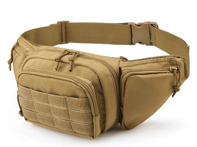Lightweight Multi-compartment Rugged Waist Bag