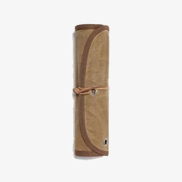 Multi-Compartment Outdoor Utensils Canvas Storage Bag