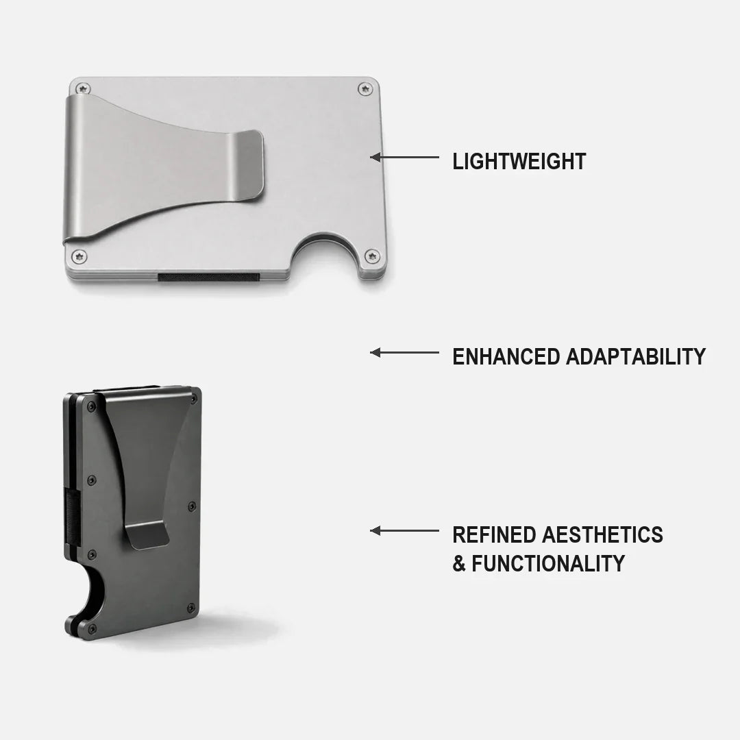 Titan Wallet — RFID-Shielded Metal Wallet for Tactical Everyday Carry