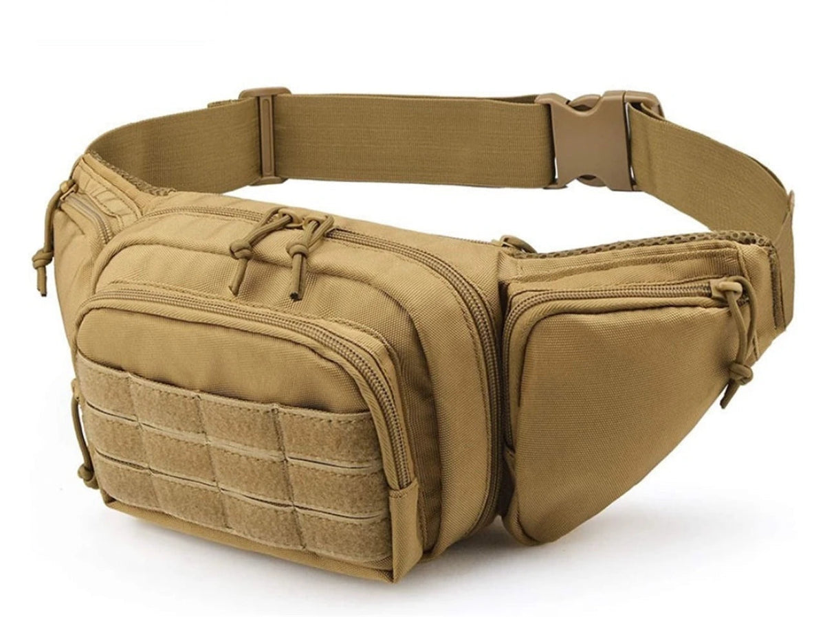 Lightweight Multi-compartment Rugged Waist Bag