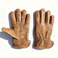 Anti-Slip Tie-Dye Brown Retro Gloves