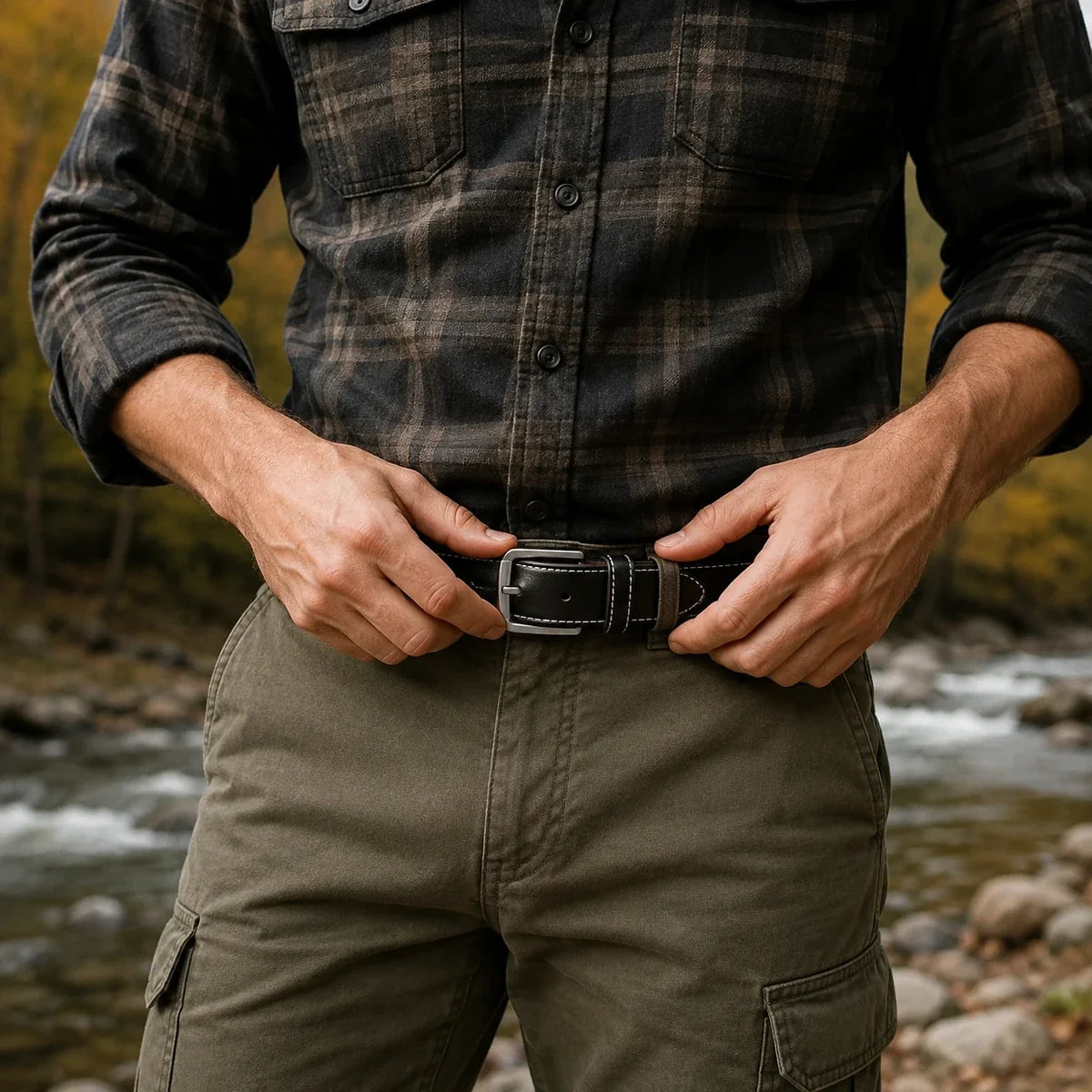 Smooth Finish Leather Premium Belt