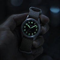 Brakmoor Watch 3.8 — Compact Field Watch, 100M Water Resistant