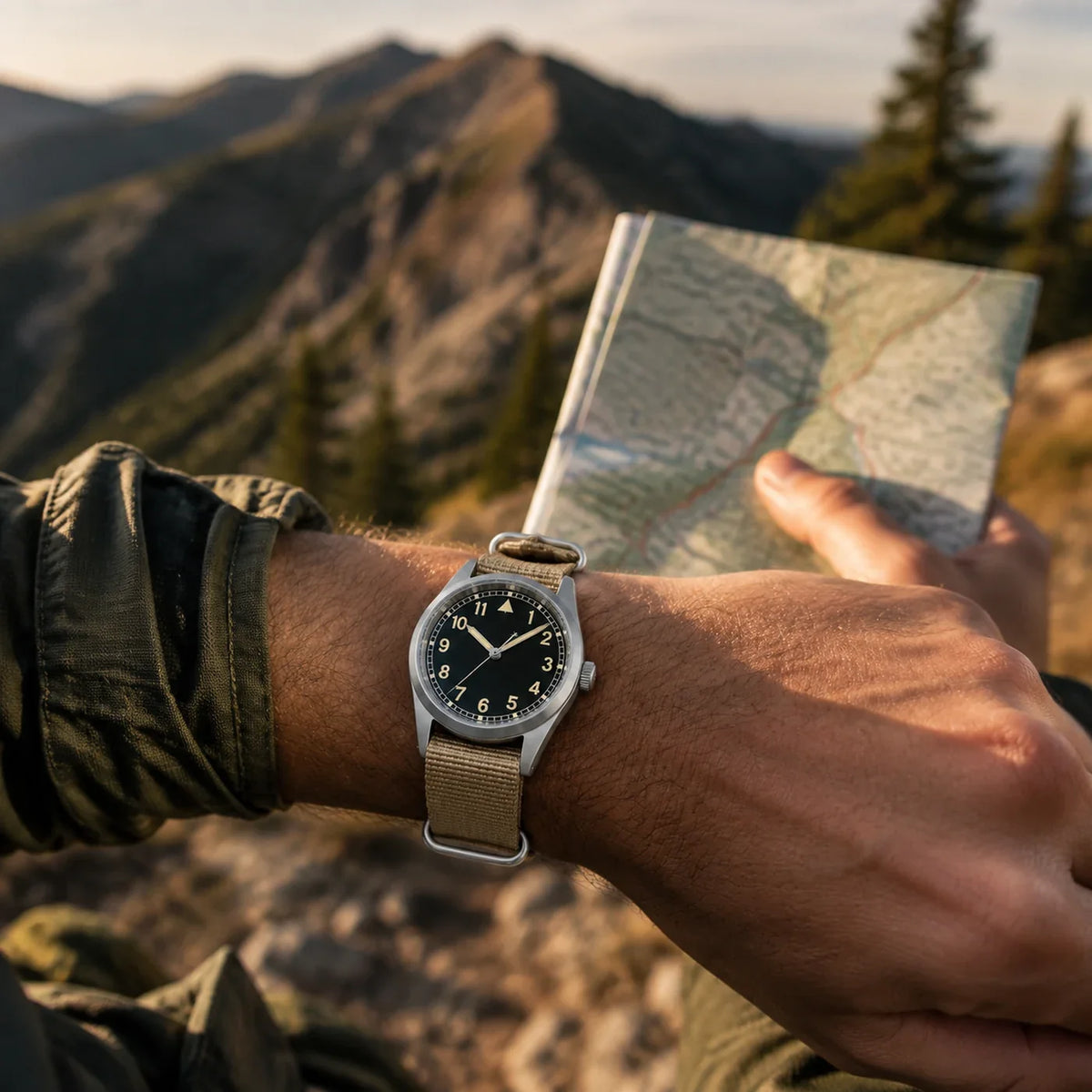Brakmoor Watch 3.8 — Compact Field Watch, 100M Water Resistant