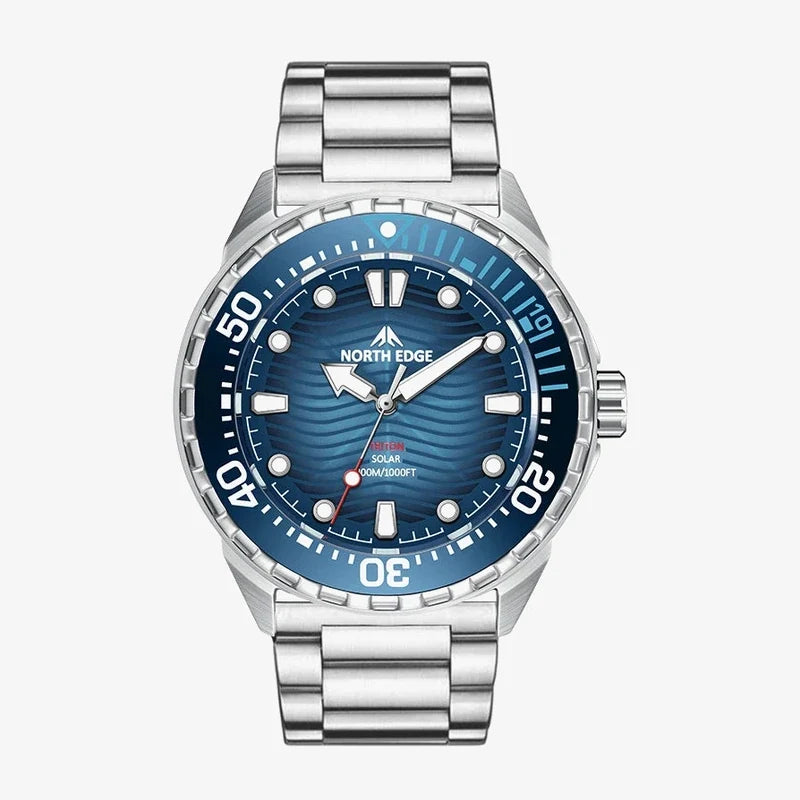 Brakmoor Quartzo 300 — Light-Charged 30ATM Dive Watch