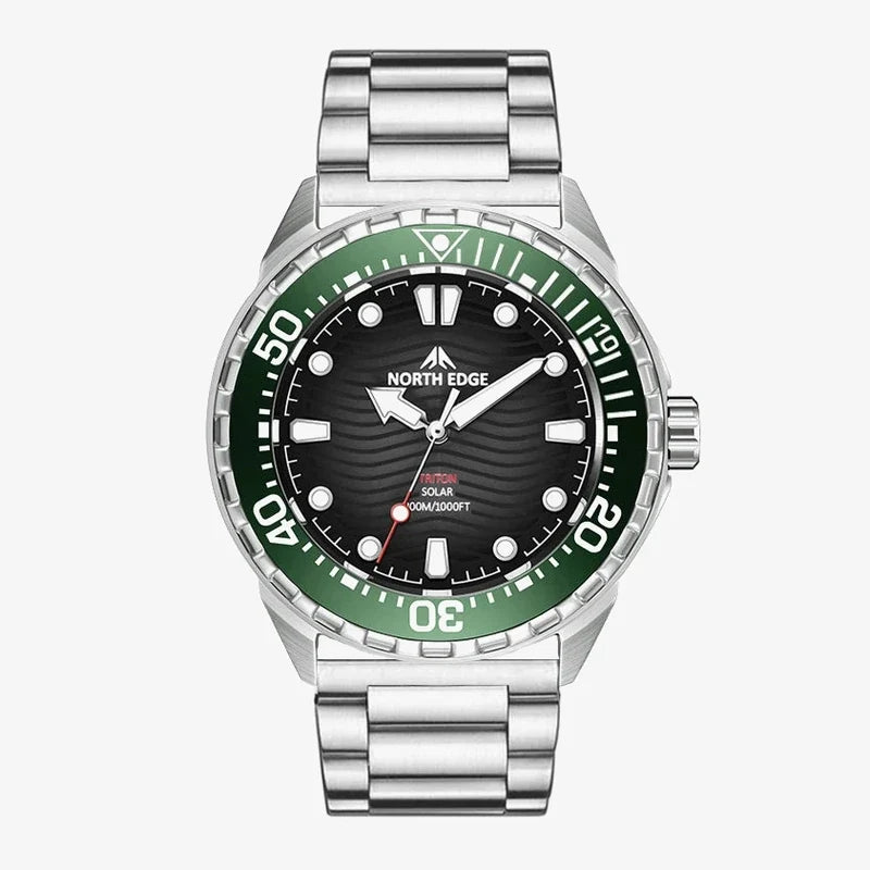 Brakmoor Quartzo 300 — Light-Charged 30ATM Dive Watch