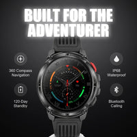 Brakmoor Titan Pro — Rugged Tactical Smartwatch for the Outdoors