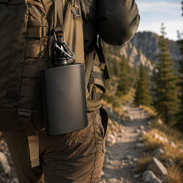 Trail Bottle – Lightweight Aluminum Water Bottle with Carabiner