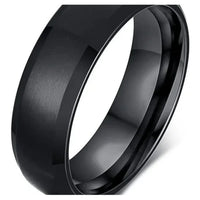 Valor Ring — Brushed Titanium Steel Ring for Everyday Strength