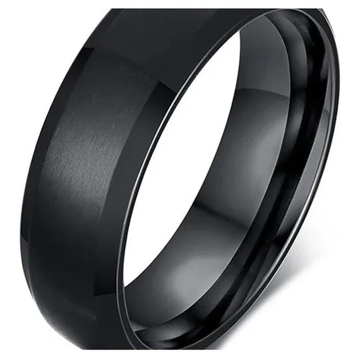 Valor Ring — Brushed Titanium Steel Ring for Everyday Strength