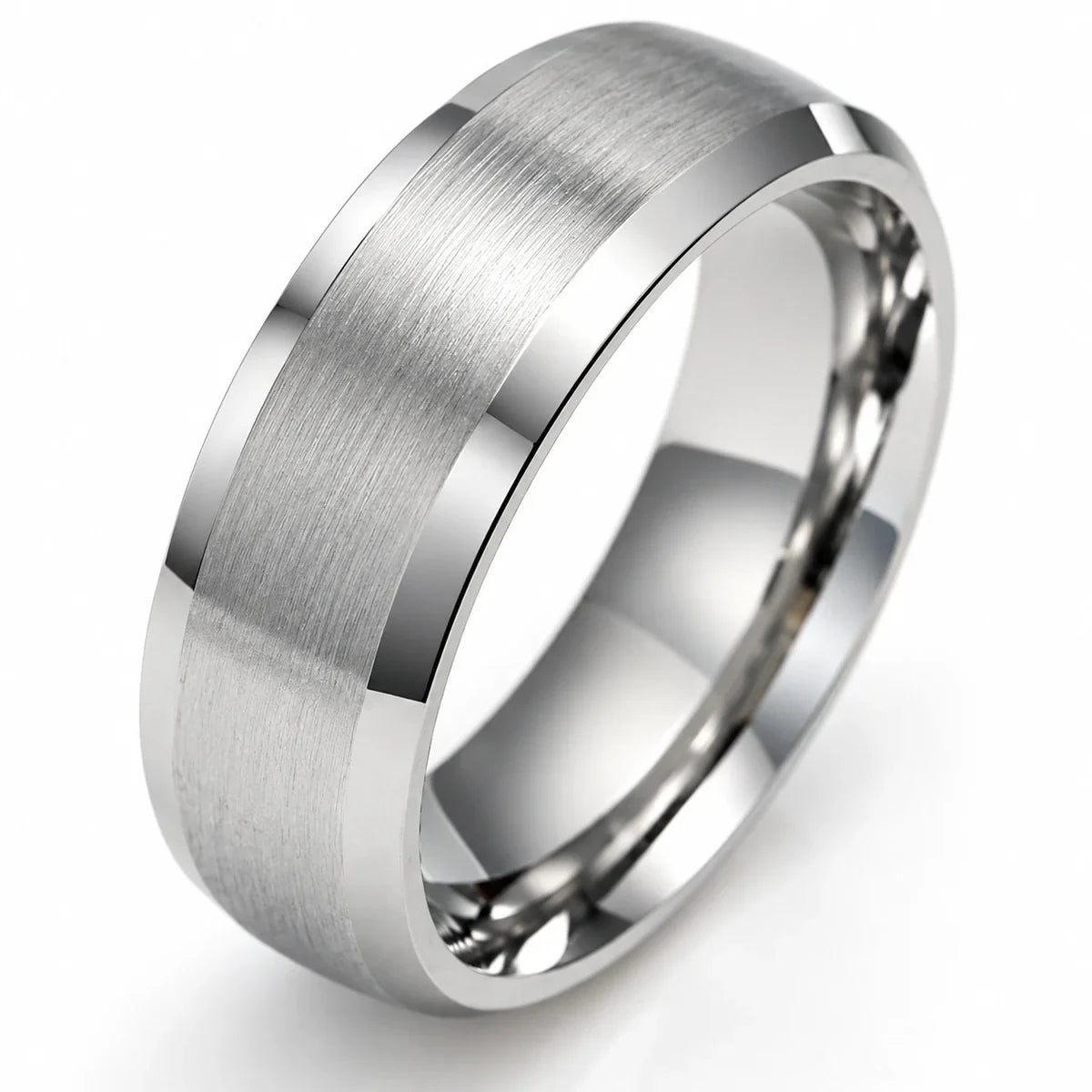 Valor Ring — Brushed Titanium Steel Ring for Everyday Strength
