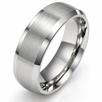 Valor Ring — Brushed Titanium Steel Ring for Everyday Strength