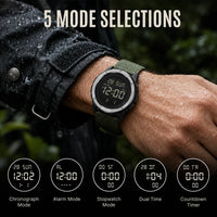 Brakmoor Watch 45 — Carbon Fiber Digital Watch for the Toughest Trails
