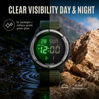 Brakmoor Watch 45 — Carbon Fiber Digital Watch for the Toughest Trails