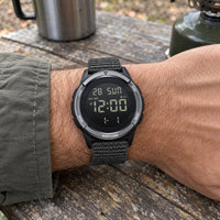 Brakmoor Watch 45 — Carbon Fiber Digital Watch for the Toughest Trails