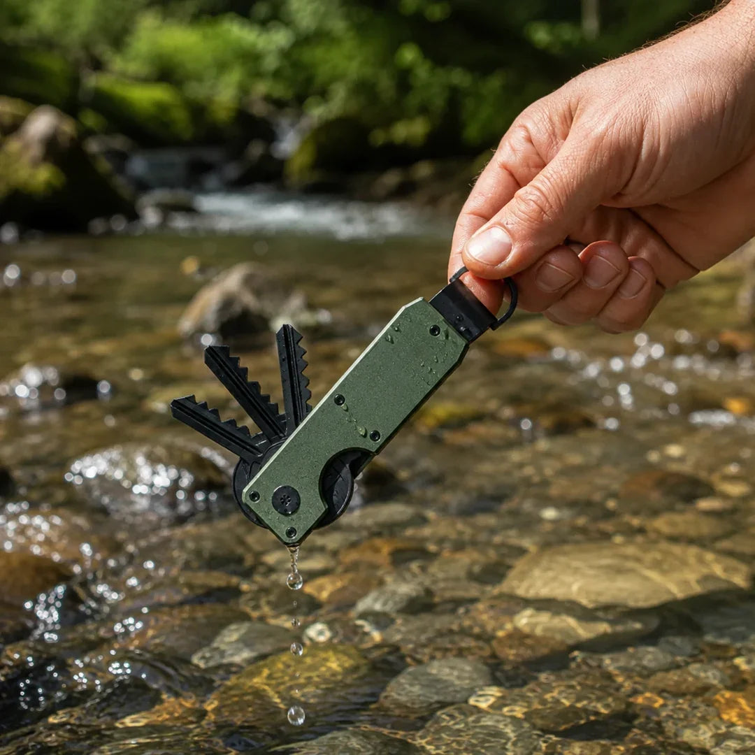 BrakShield Organizer — Compact Metal Key Organizer for Tactical Everyday Carry